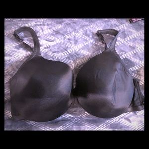 Cacique Bra Black 44DD LANE BRYANT Full Coverage